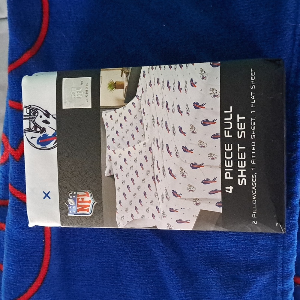 Buffalo Bills Sheet Set Full Size